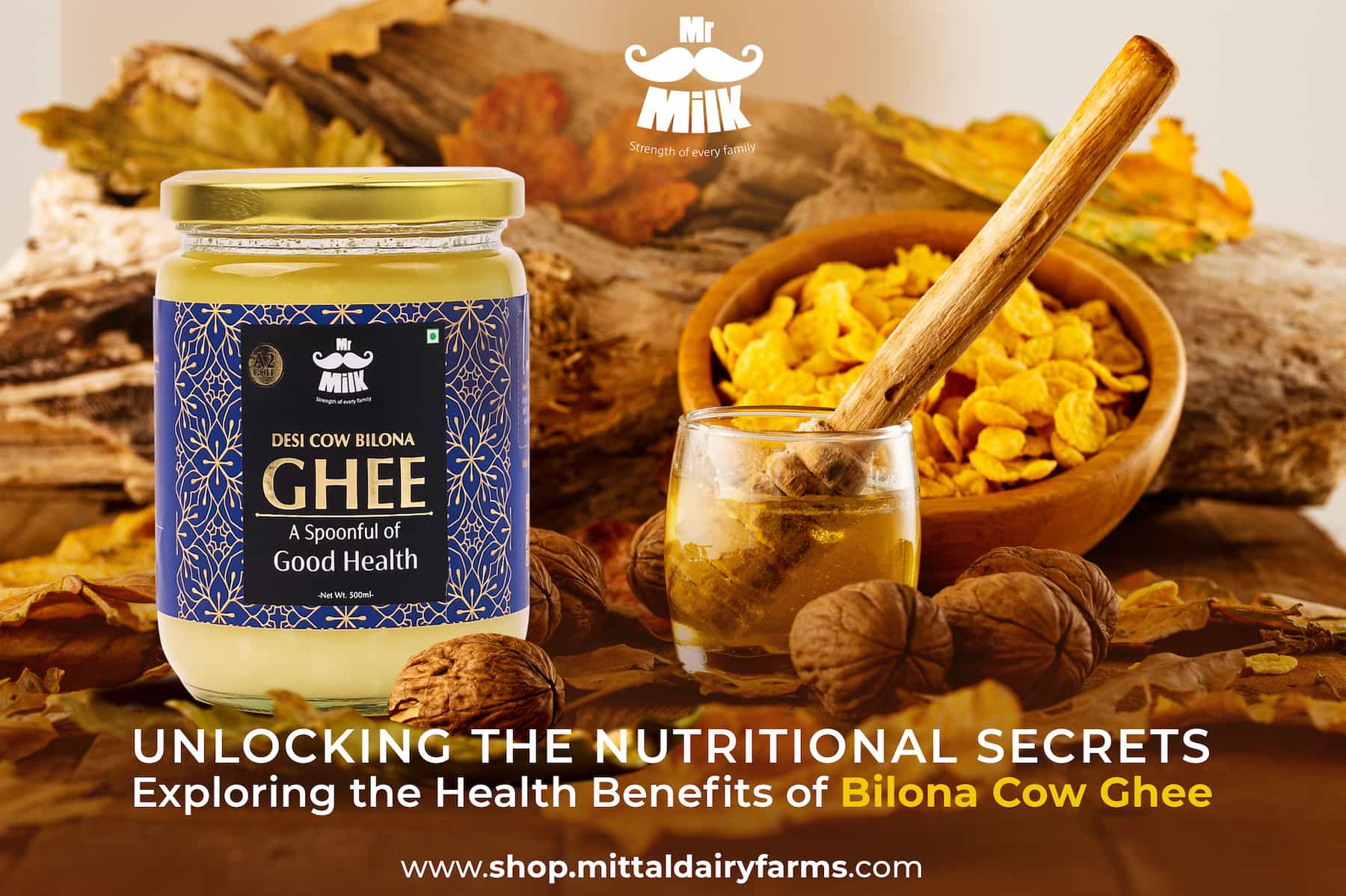 Unlocking Nutritional Secrets: Exploring Health Benefits of Bilona Cow Ghee