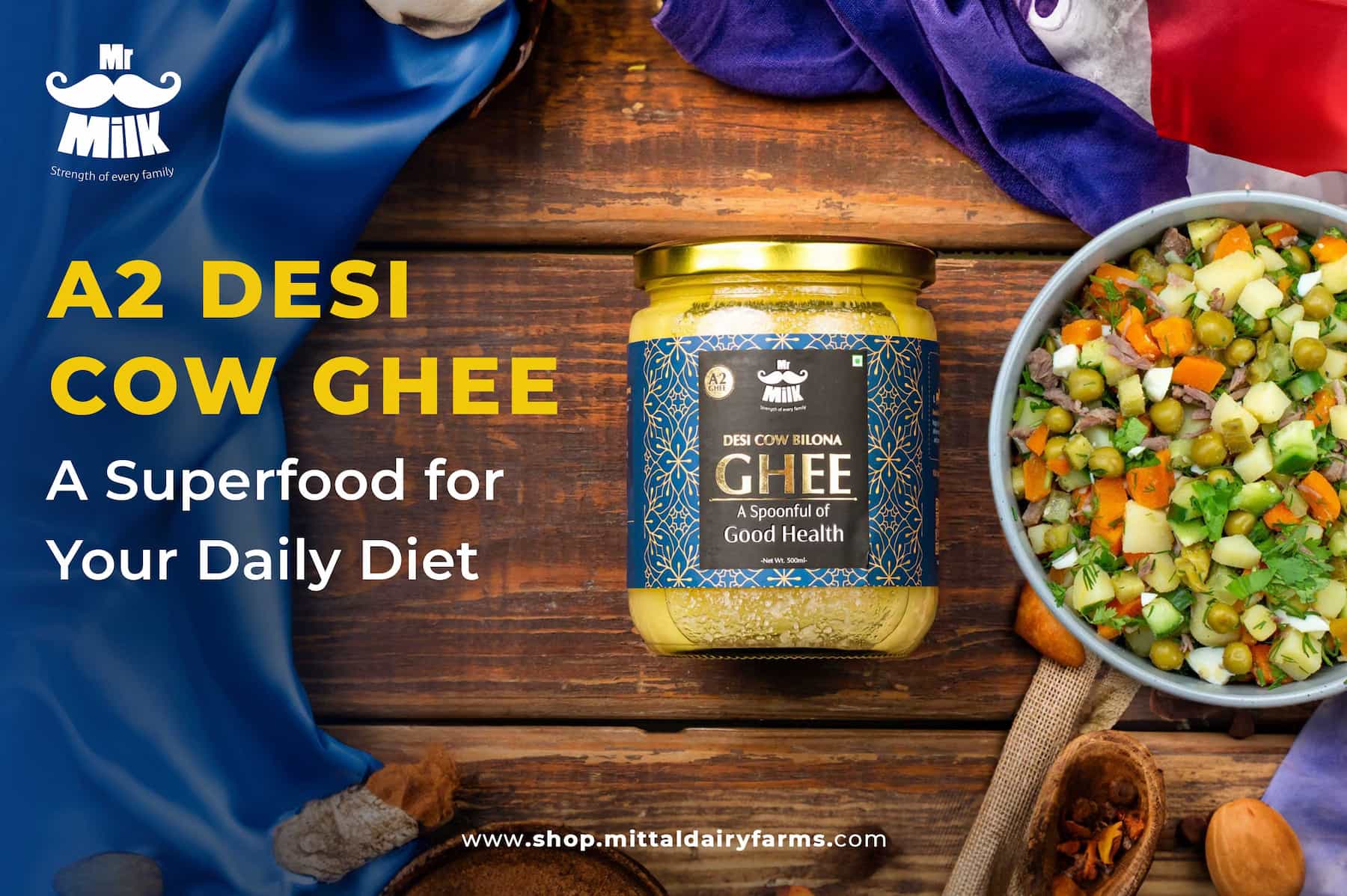 A2 Desi Cow Ghee | A Superfood for Your Daily Diet