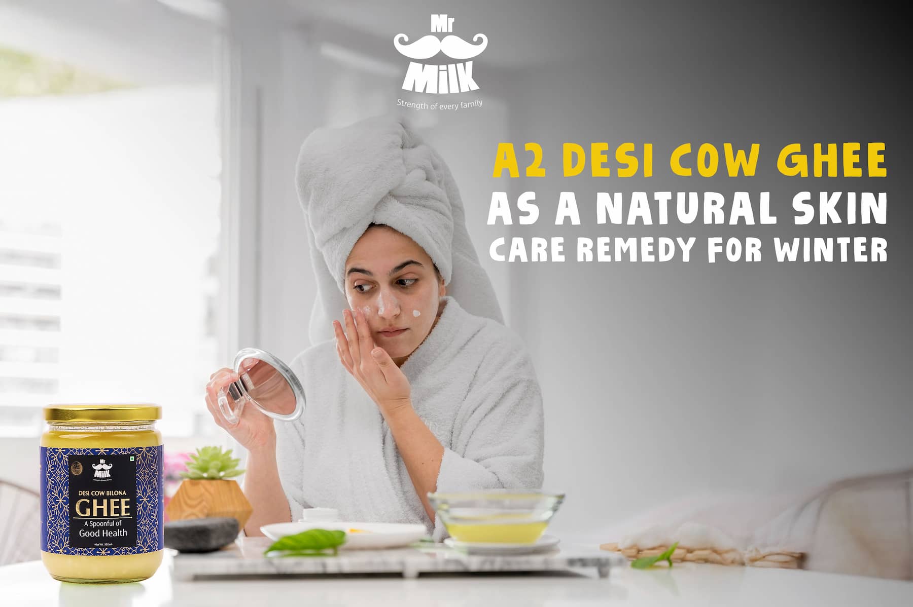 A2 Desi Cow Ghee as a Natural Skin Care Remedy for Winter