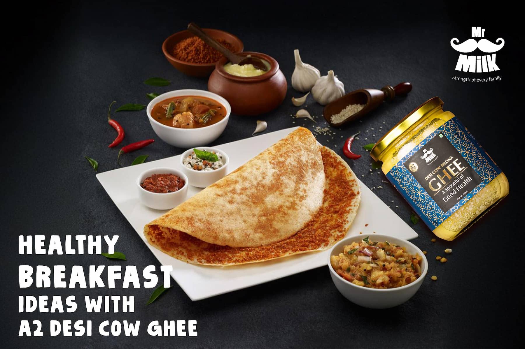 Healthy Breakfast Ideas with A2 Desi Cow Ghee