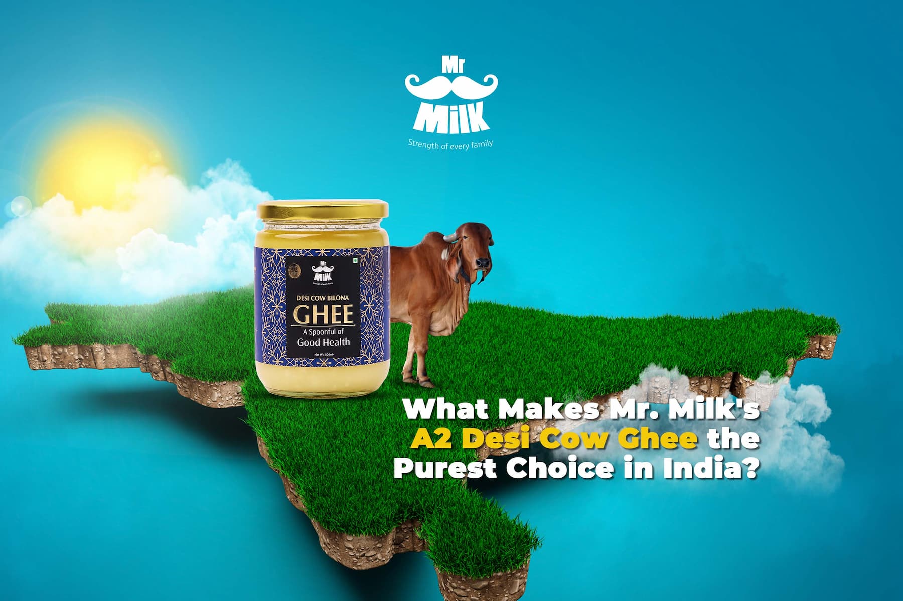 What Makes Mr. Milk's A2 Desi Cow Ghee the Purest Choice in India?