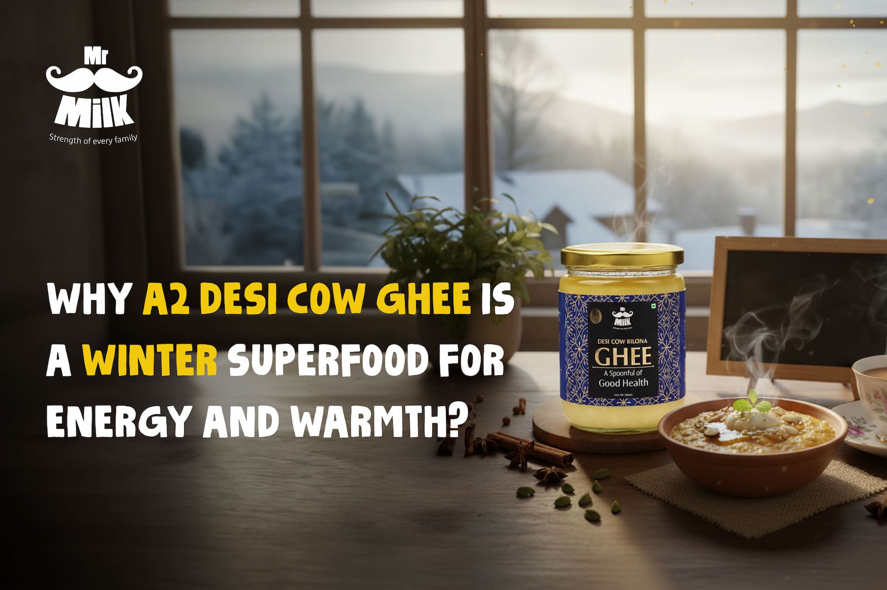 Why A2 Desi Cow Ghee is a Winter Superfood for Energy and Warmth?